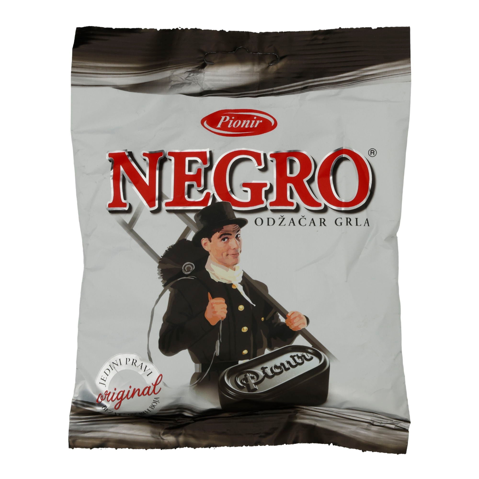 Kräuterbonbons Pionir | Negro Hustenbonbons | Mit Menthol | 100 g PIONIR